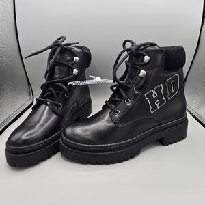 Harley Davidson 120th Anniversary Tressler Boots Woman 7.5 Motorcycle Gear HD